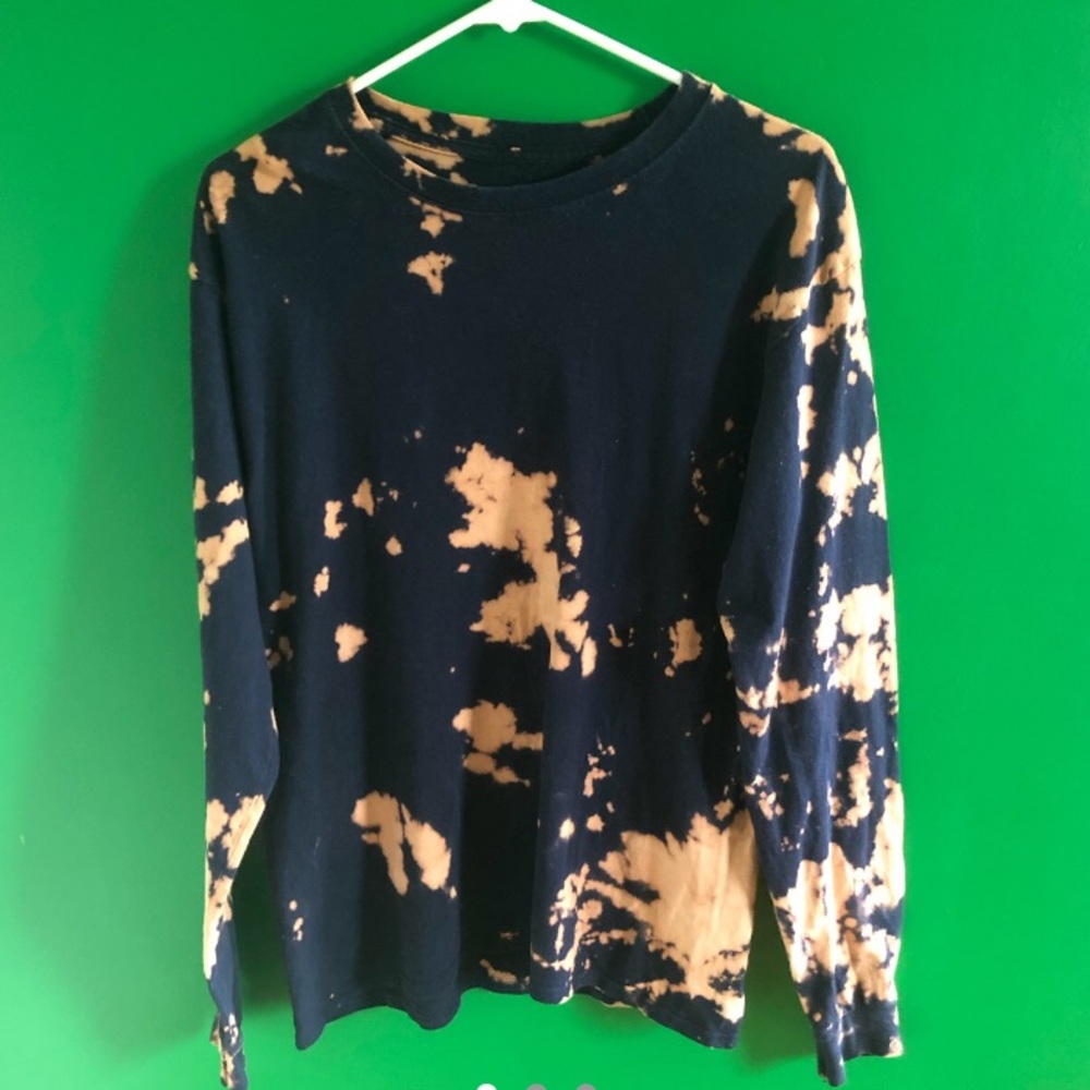 Long Sleeved Bleached Shirt